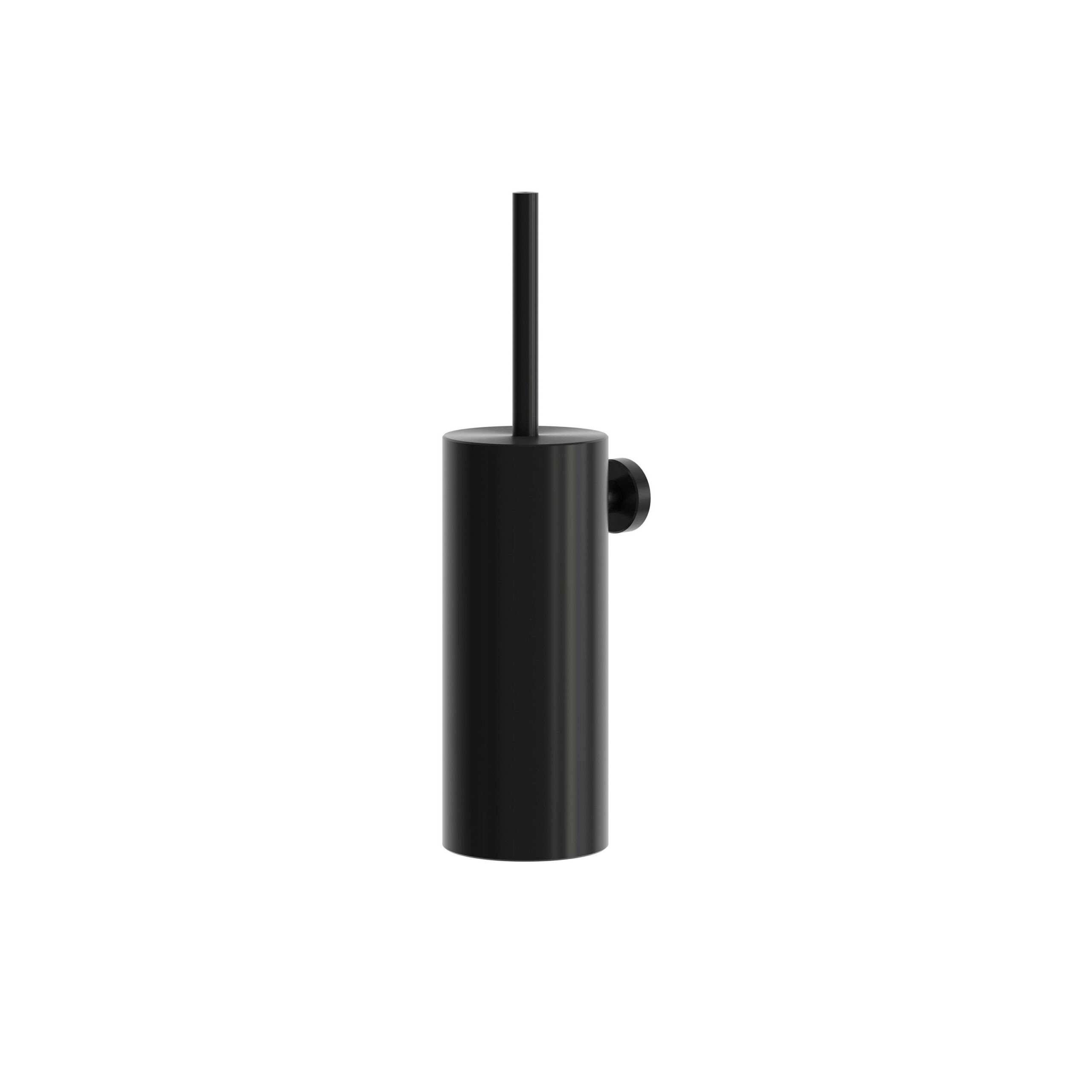 Porta scopino da bagno nero in acciaio inox 316L - immagine 2