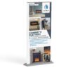 Espositore Avvolgibile Caminetti Sined Roll Up Caminetti Elettriciit ROLL UP CAMINETTI ELETTRICI IT 100x100