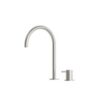 Miscelatore lavabo 2 fori inox in acciaio inox 316L bocca alta curva RUBINETTO LAVABO LEVANTE 2 FORI INOX 1 100x100