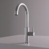 RUBINETTO LAVELLO LEVANTE ALTO INOX Ambientata 100x100