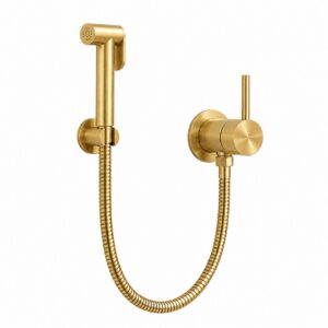 Set doccino flessibile shattaf oro in acciaio inox 316L