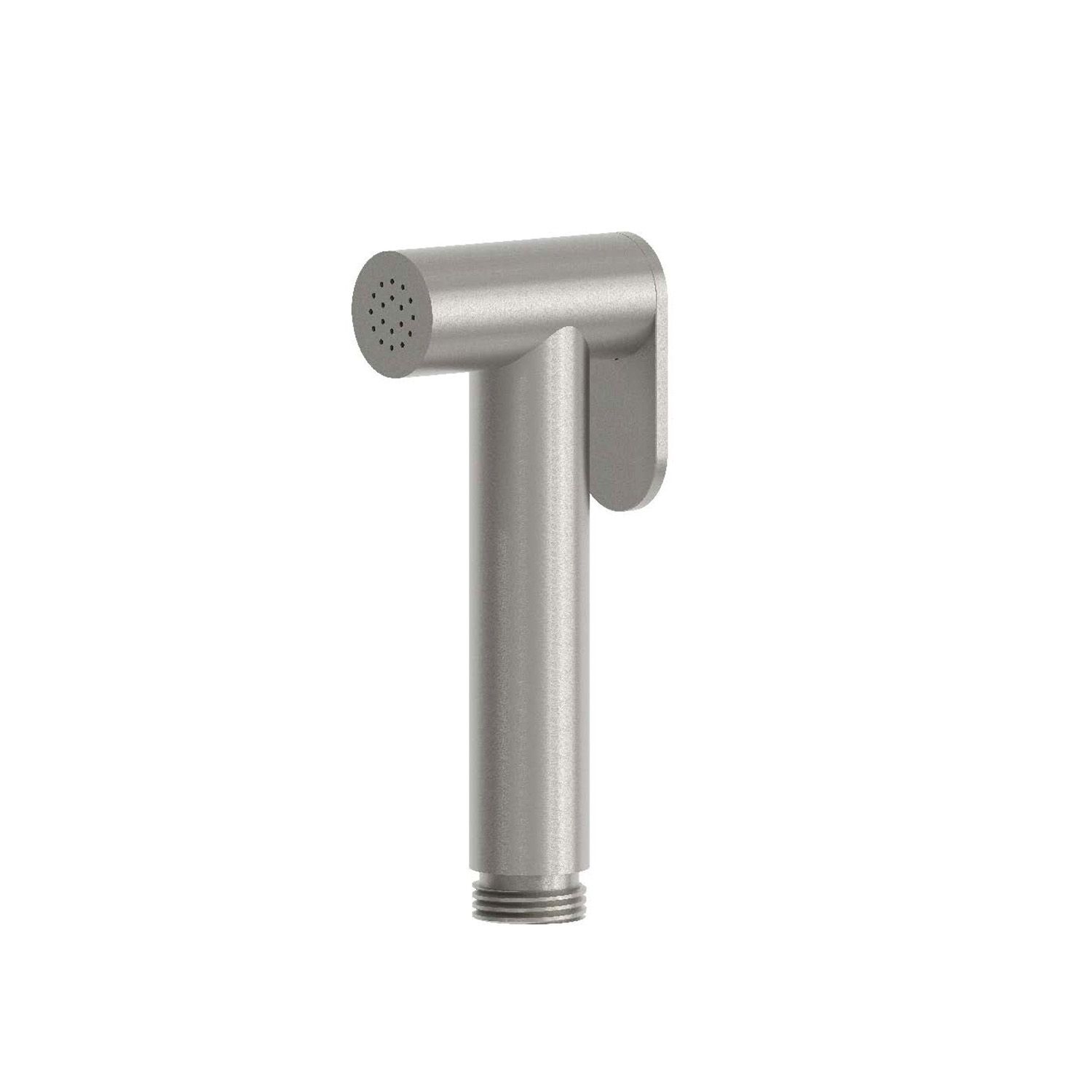 SHATTAF-BIDET-LEVANTE-INOX Doccetta bidet inox satinato acciaio 316L con getto a pulsante e attacco universale - immagine 2