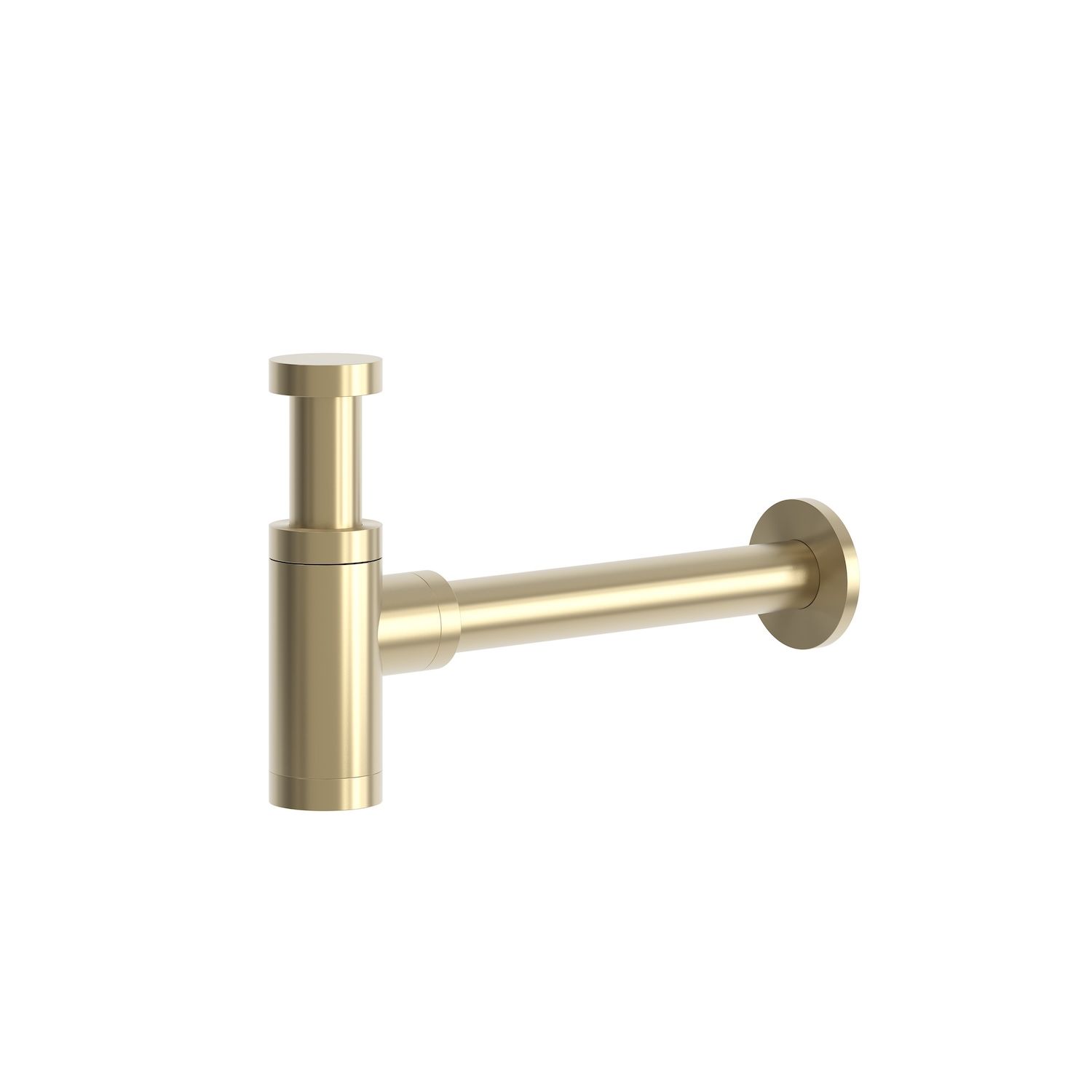Sifone di scarico per lavandino in acciaio inox 316L oro PVD - immagine 2