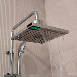 Soffione Doccia Con Termometro Lcd Sined Soffionedoccia Led 5